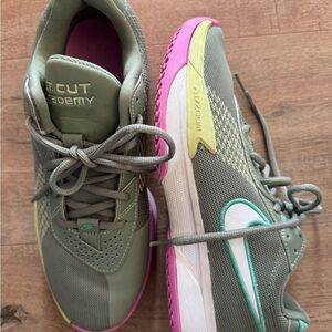 Women's Green and Pink Sneakers